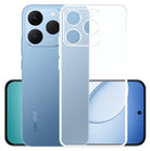 YOFO Silicon Back Cover Case for Realme 15T (5G) (Transparent) Camera Protection with Dust Plug