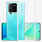 YOFO Back Cover for Vivo S15 Pro (Flexible|Shockproof|Silicone|Transparent|Camera Protection)