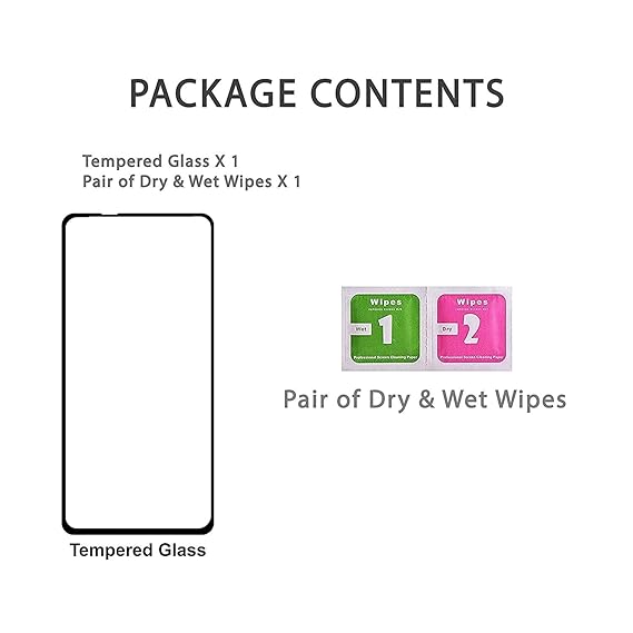 Edge to Edge Tempered Glass for Realme 12x (5G)