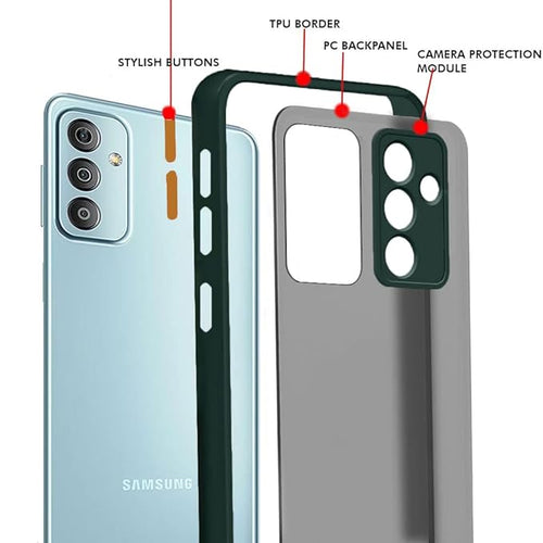 YOFO Smoke Back Cover for Samsung Galaxy F 23