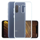 Yofo Back Cover Case for MI Poco F1 Flexible Shockproof TPU Cushioned Edges (Transparent)