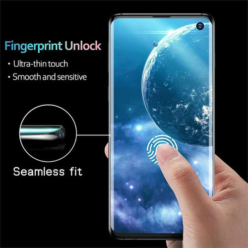 YOFO Curve Edge to Edge Full Screen Coverage Tempered Glass for " SAMSUNG NOTE 20 "- Full Glue Gorilla Glass (Black)