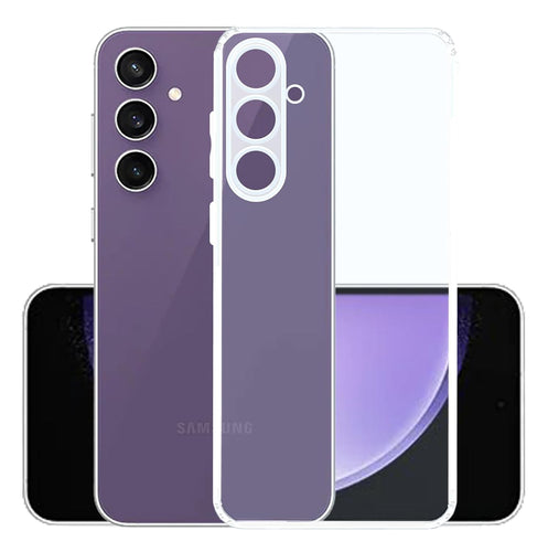 YOFO Back Cover for Samsung Galaxy S23 Plus (SlimFlexible|Silicone|Transparent|Camera Protection|DustPlug)