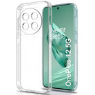 YOFO Back Cover for OnePlus 12 (5G) (Flexible|Silicone|Transparent|Full Camera Protection|Dust Plug)