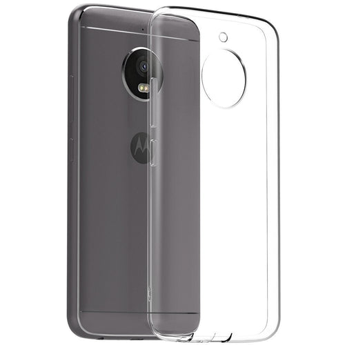 YOFO Silicone Soft Clear Back Cover for Moto E4 Plus (Transparent)