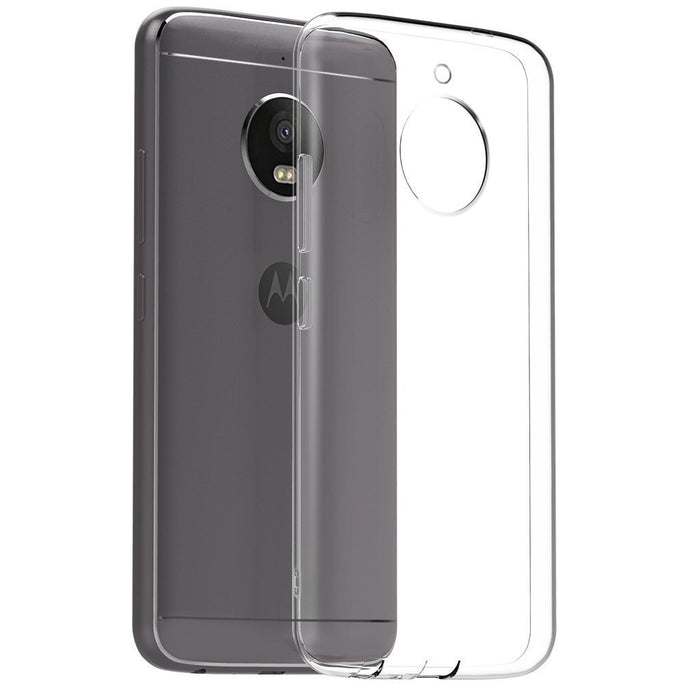 YOFO Silicone Soft Clear Back Cover for Moto E4 Plus (Transparent)