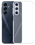 YOFO Silicon Back Cover Case for Samsung Galaxy M14-(5G) (Transparent) Camera Protection with Dust Plug