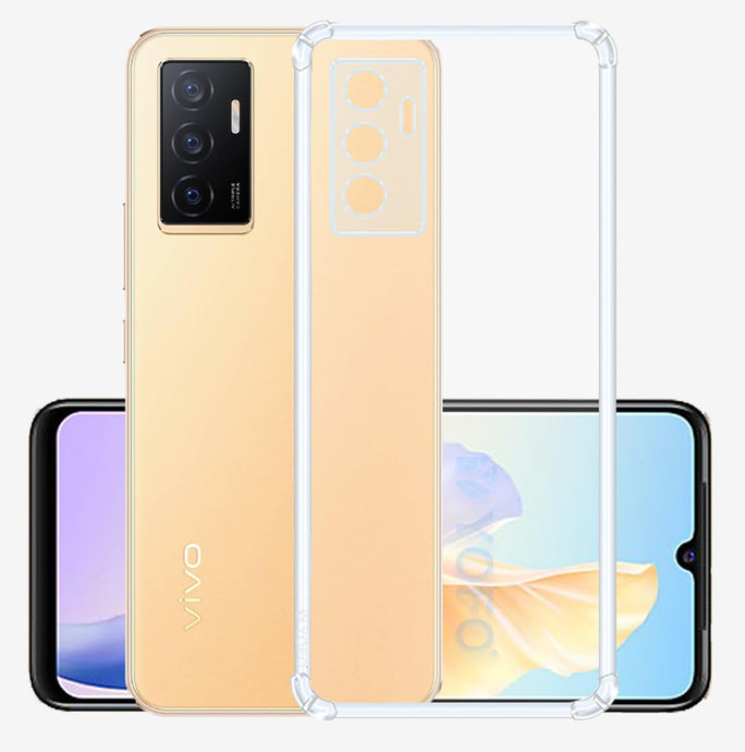 YOFO Back Cover for Vivo V23E (4G) / / Vivo S10E (Flexible|Shockproof|Silicone|Transparent|Camera Protection)