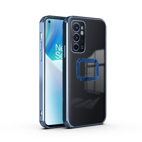 YOFO Back Cover Compatible for ONE Plus 9RT (Electro Plate) (Blue)