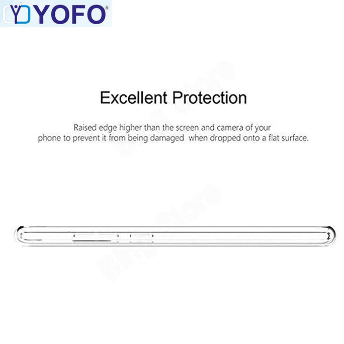YOFO Transparent Back Cover for Vivo Y55