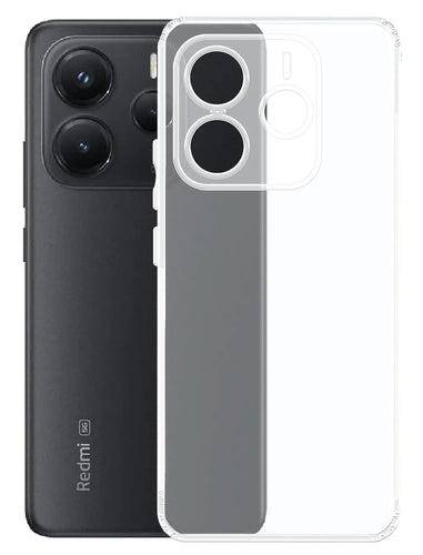 YOFO Transparent Back Cover Case for Redmi Note 14 (5G)