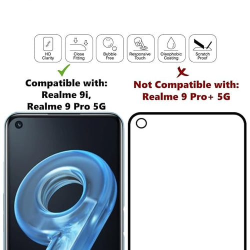 Edge to Edge Tempered Glass for Realme 9 Pro