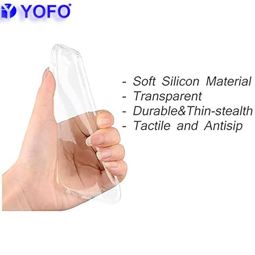 YOFO 2.0 MM Back Cover for OnePlus Nord CE-3 Lite (Silicone|Transparent|Camera Protection/Heavyduty)