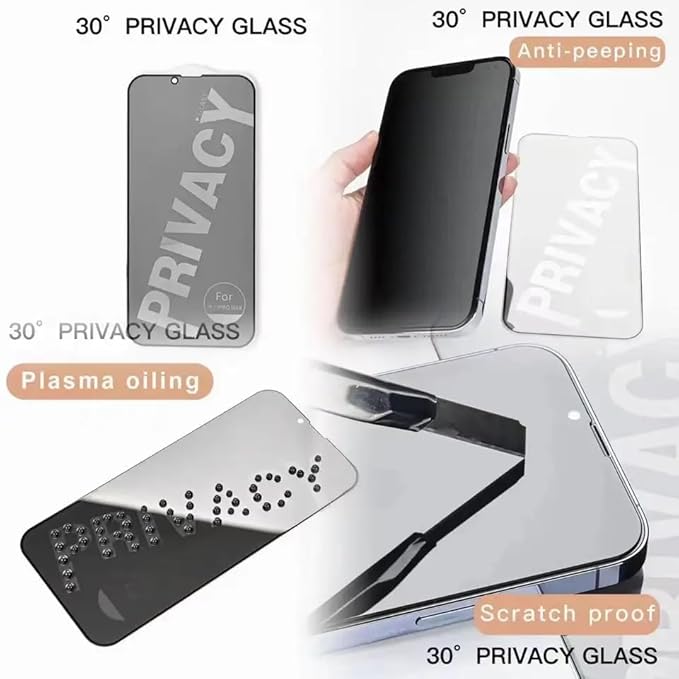 OneMinute Edge to Edge Privacy Tempered Glass for IPhone 12Pro