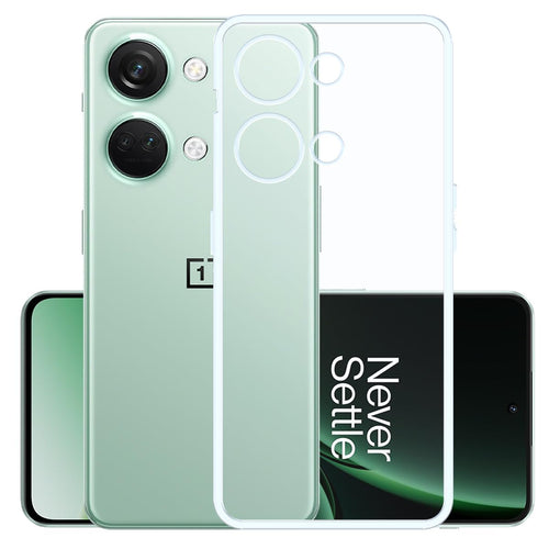 YOFO Back Cover for OnePlus Nord 3 (5G) 2.0 MM (Flexible|Silicone|Transparent|Full Camera Protection)