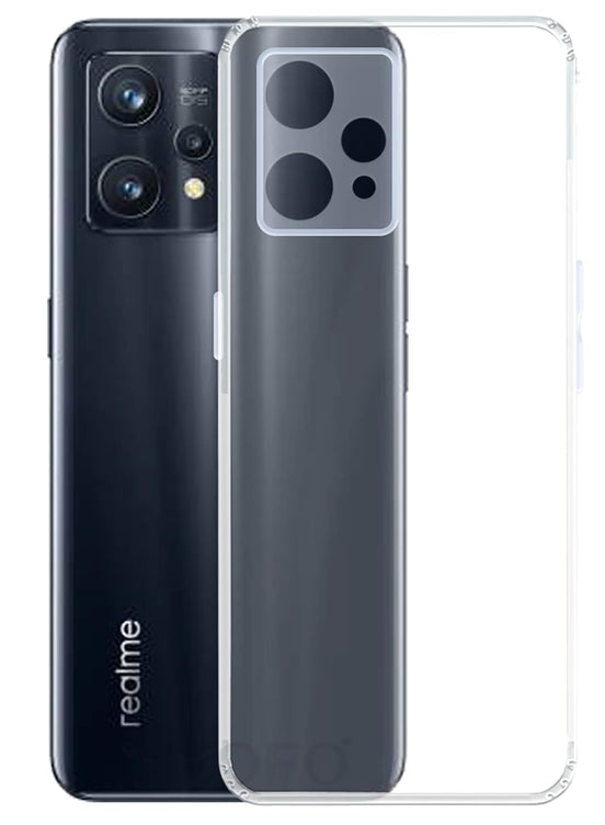 YOFO Back Cover for Realme 9 Pro + (5G) (Silicone|Transparent|Camera Protection)