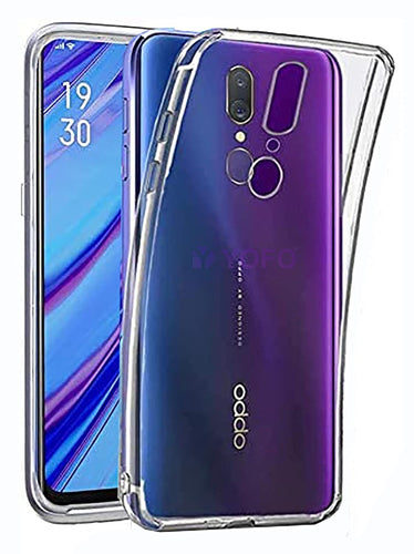 YOFO  Shockproof HD Transparent Back Cover for Oppo F11 / A9 (Transparent)