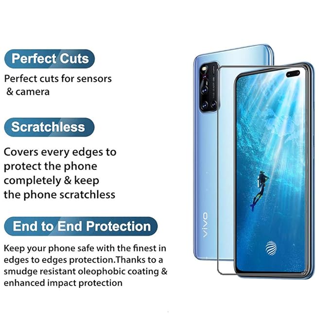 Edge to Edge Tempered Glass for Vivo V19