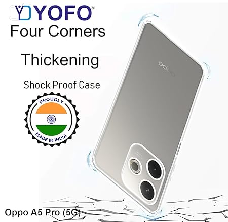 YOFO Silicon Back Cover Case for Oppo A5 Pro (5G)