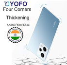 YOFO Back Cover for Redmi Note 12 Pro (5G) (Flexible|Silicone|Transparent|Full Camera Protection) (SALE)
