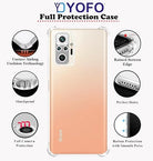 YOFO Transparent Back Cover for Mi Redmi Note 10