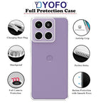 YOFO Silicon Back Cover for Motorola Edge 60 Pro (5G)