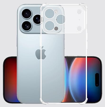 YOFO Transparent Back Cover for iPhone 17 Pro