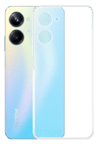 YOFO Back Cover for Realme 10 Pro (5G) (Silicone|Transparent|Camera Protection)