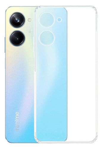 YOFO Back Cover for Realme 10 (5G) (Silicone|Transparent|Camera Protection)
