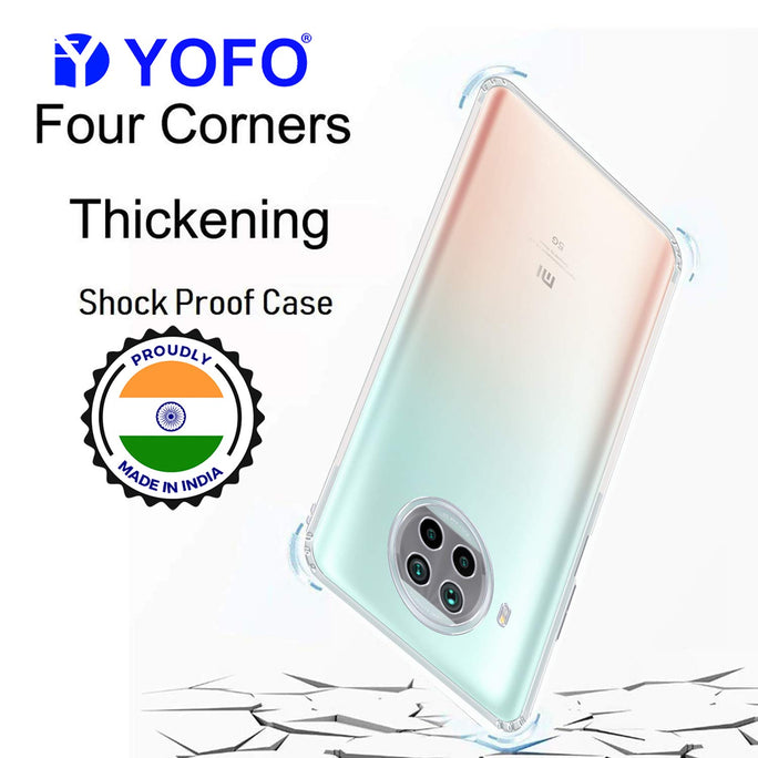 YOFO Transparent Back Cover for Xiaomi Mi 10i