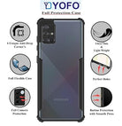 YOFO Shockproof Back Cover for Samsung A71 (4G)