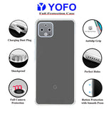 YOFO Premuim Back Cover for Google Pixel 4 (Flexible|Silicone|Transparent|Dust Plug|Camera Protection)