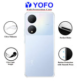YOFO Back Cover for Vivo Y100 (5G) (Silicone|Transparent|Camera Protection)