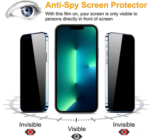 OneMinute Edge to Edge Privacy Tempered Glass for IPHONE 14