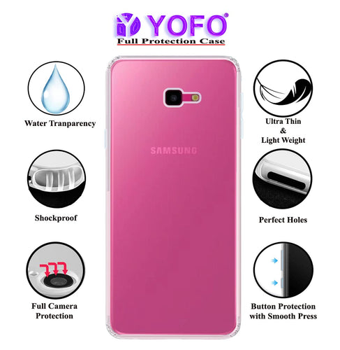 YOFO Back Cover for Samsung Galaxy J4 Plus / J4 Core / J4 Prime(TPU; Silicone/Transparent)