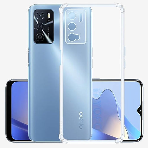 YOFO Back Cover for Oppo A16 (4G) (Flexible|Shockproof|Silicone|Transparent|Camera Protection)