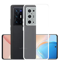 YOFO Back Cover for Vivo X70 Pro Plus (Flexible|Silicone|Transparent|Full Camera Protection|Dust Plug)
