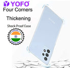 YOFO Back Cover for Samsung Galaxy A13 (Silicone|Transparent|Camera Protection)