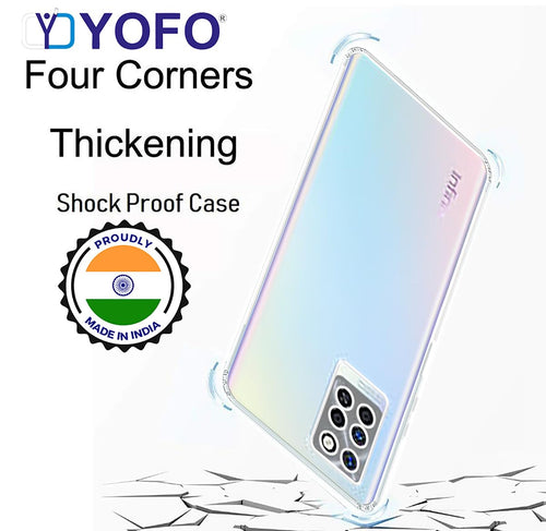 YOFO Silicon Back Cover Case for Infinix Note 10 Pro