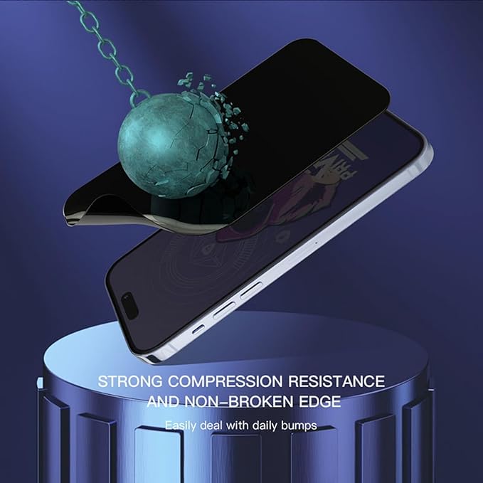 OneMinutes Edge to Edge Privacy tempered Glass for IPHONE 12