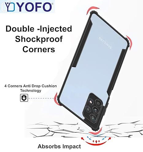 YOFO Shockproof Back Cover for Samsung Galaxy A23