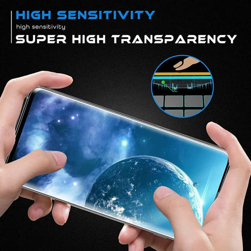 YOFO Curve Edge to Edge Full Screen Coverage Tempered Glass for " SAMSUNG GALAXY NOTE 8 / NOTE 9 "- Full Glue Gorilla Glass (Black)