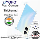 YOFO Transprent Back Cover for Realme 10 Pro Plus (5G)