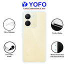 YOFO Back Cover for Vivo Y36 / Y78 (5G) 2.0 MM (Flexible|Silicone|Transparent|Full Camera Protection)