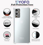 YOFO Transparent Back Cover for OnePlus 9 (5G)