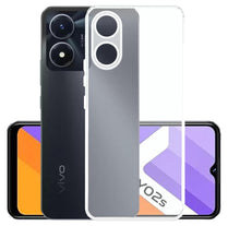 YOFO Silicon Back Cover Case for Vivo Y02s