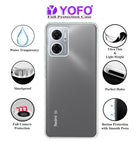 YOFO Back Cover for Redmi 11 Prime (5G) (Silicone|Transparent|Camera Protection)