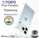 YOFO Transparent Back Cover for iPhone 17 Pro