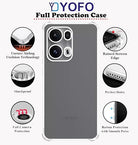 YOFO Transparent Back Cover for Oppo Reno 13 (5G)