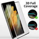 YOFO Curve Edge to Edge Full Screen Coverage Tempered Glass for " MI 13 ULTRA (5G)  "- Full Glue Gorilla Glass (Black)